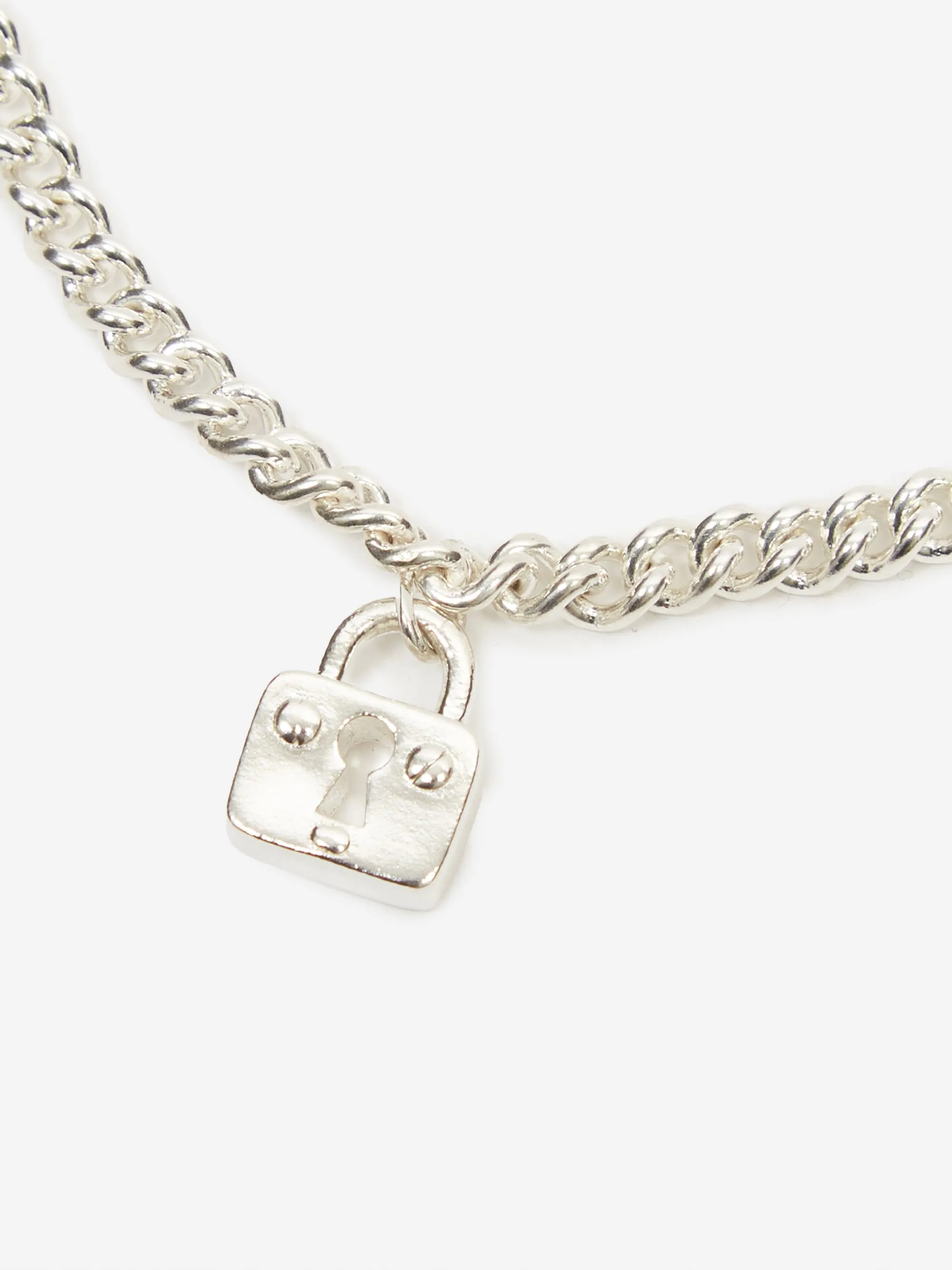 Alec Doherty Lock & Key Bracelet - Silver