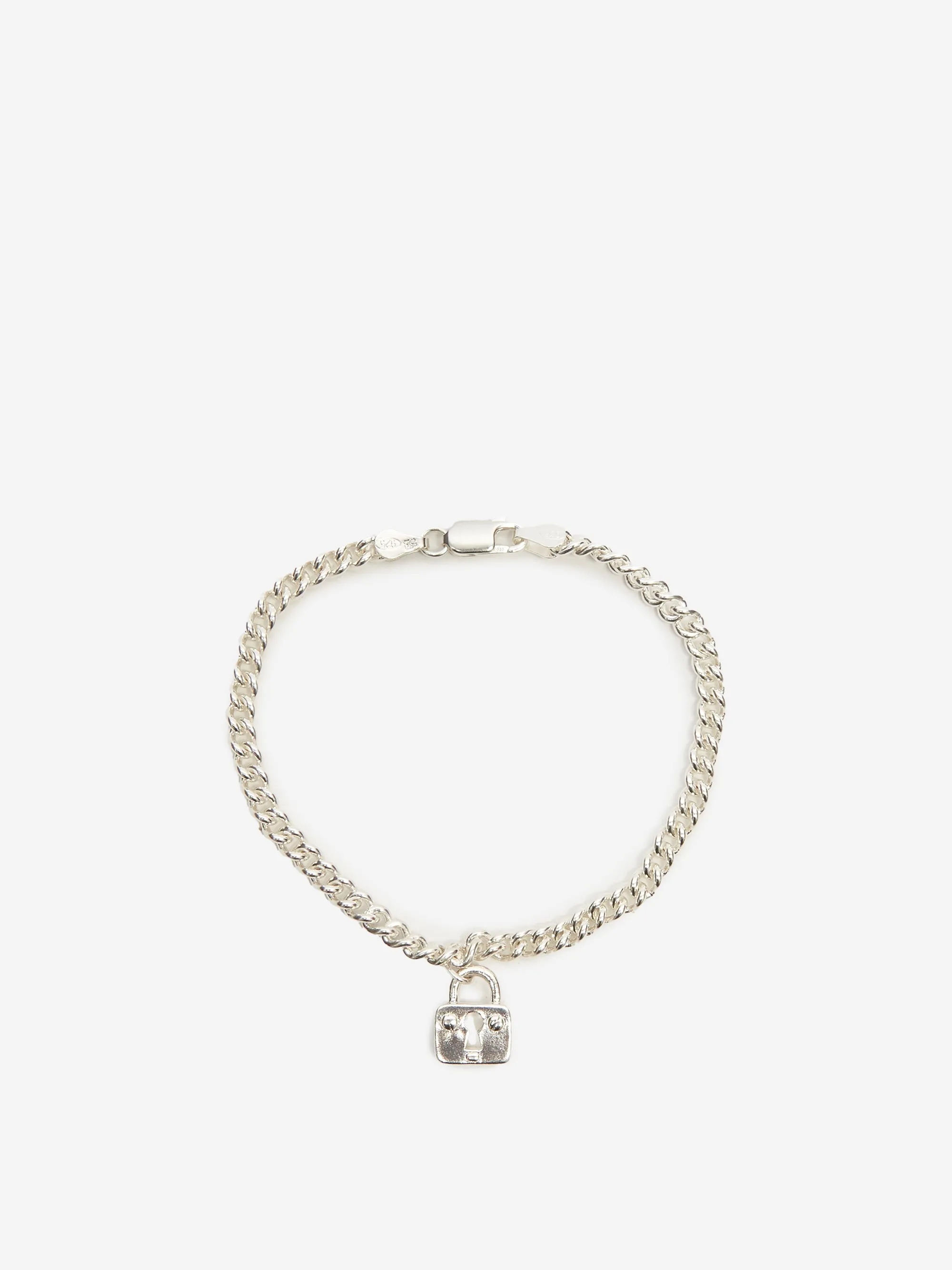 Alec Doherty Lock & Key Bracelet - Silver