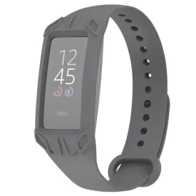 Amazon Halo View silicone watch strap with protective case - Grey