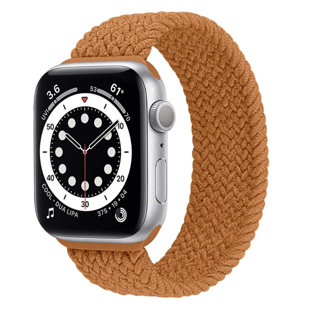 Apple Watch (45mm) elastic watch strap - Orange / Size: XL