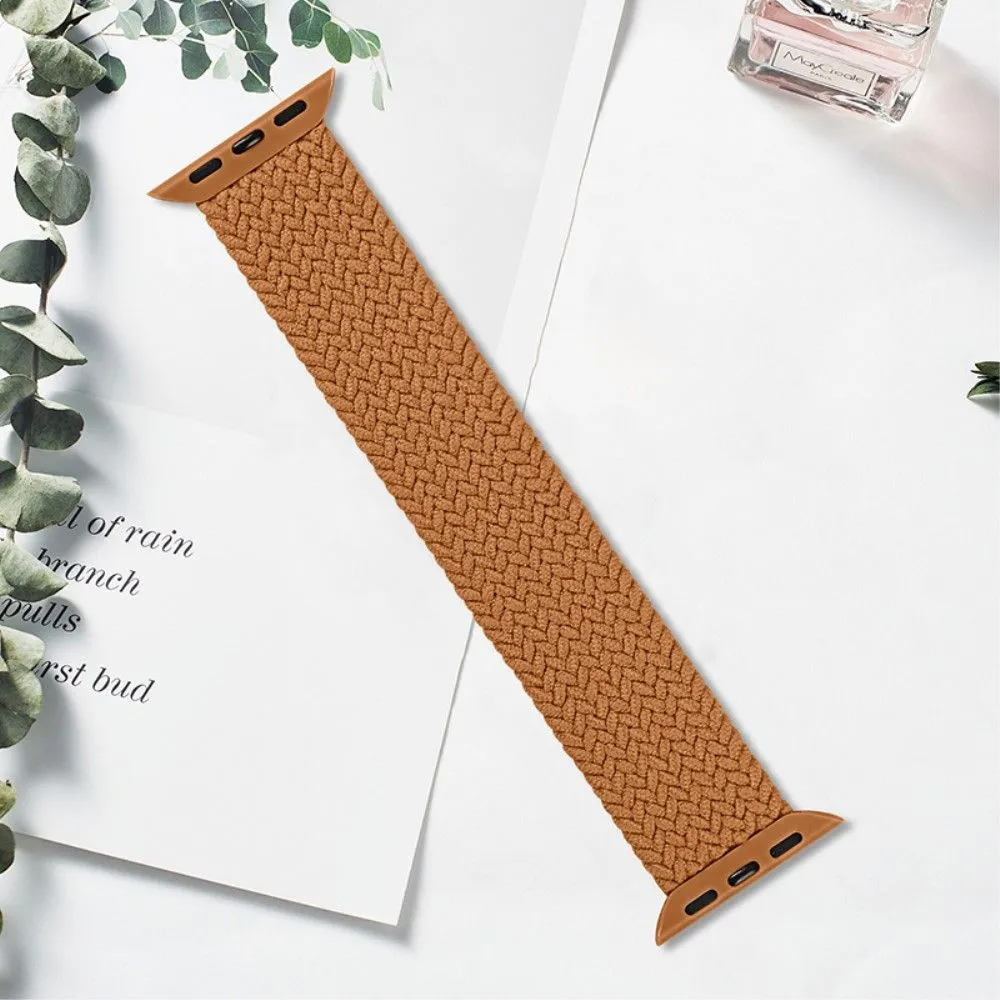 Apple Watch (45mm) elastic watch strap - Orange / Size: XL