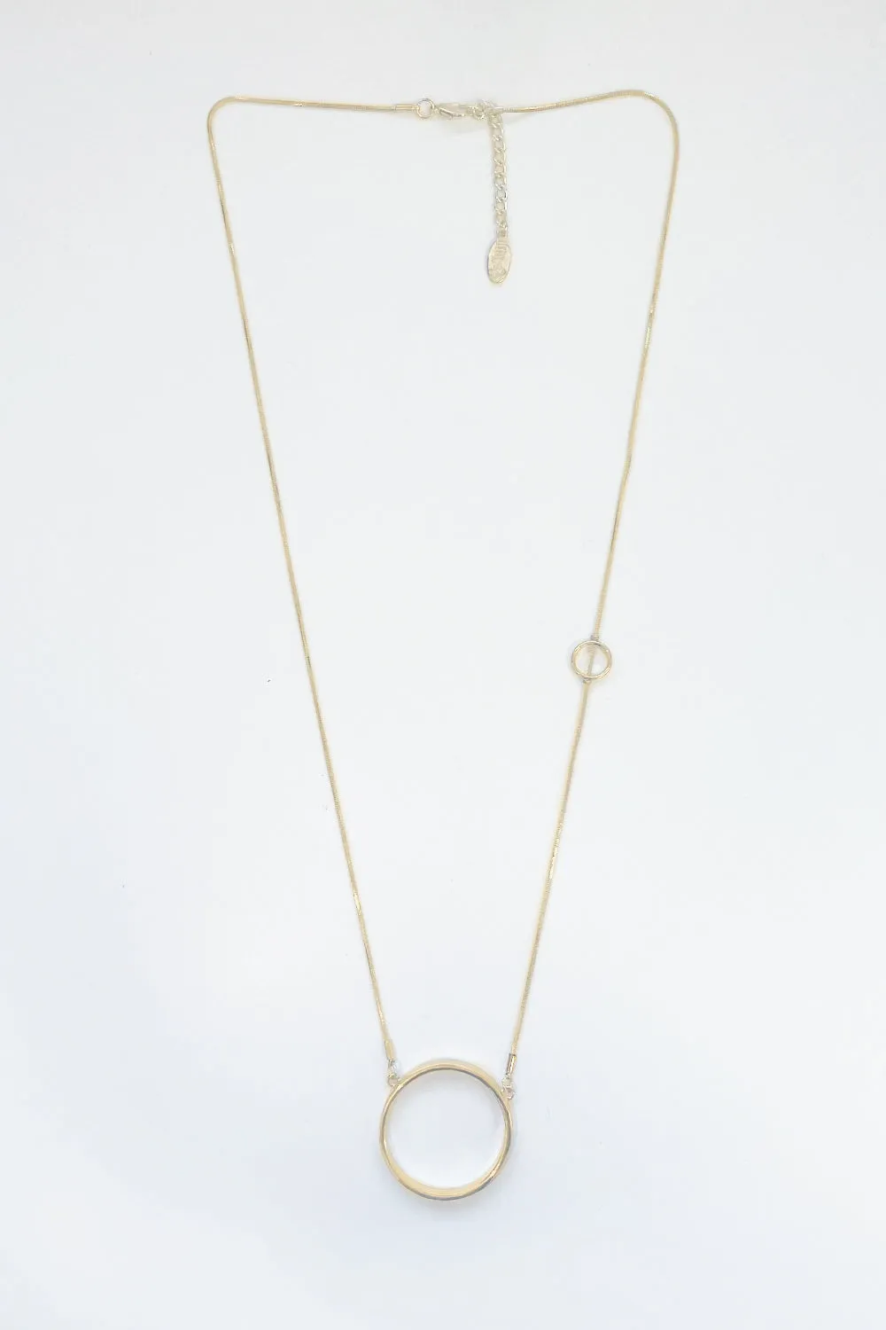 Aura Circle Necklace - Gold