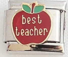 Best Teacher 9mm Charm