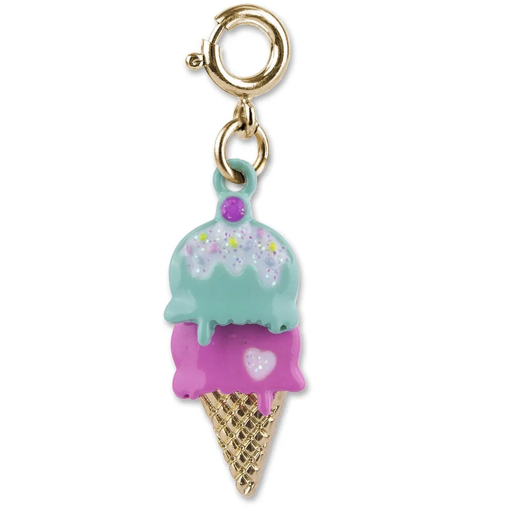 CHARM IT! Charm Gold Swivel Ice Cream Cone