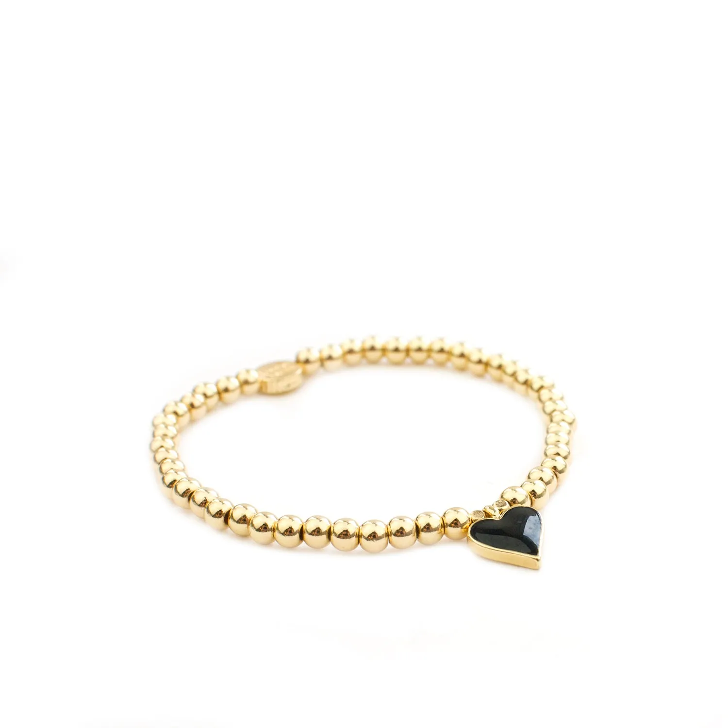 enamel heart bracelet