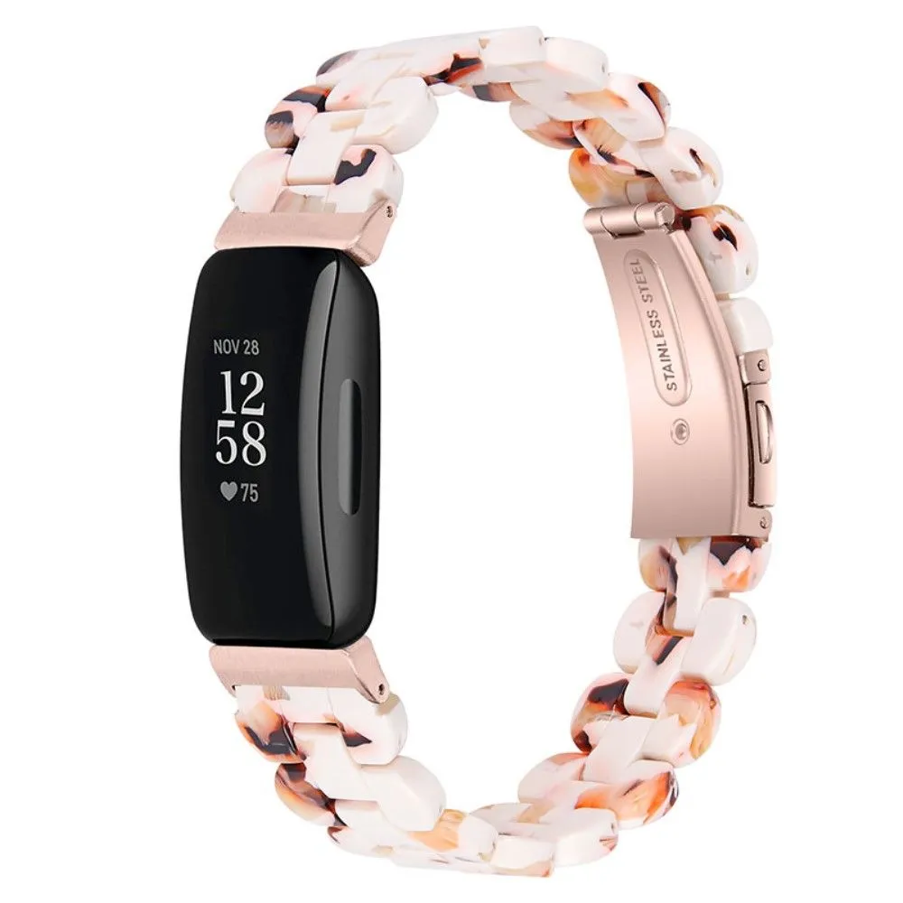 Fitbit Inspire 2 / Inspire HR oval resign watch strap - Nougat Pattern