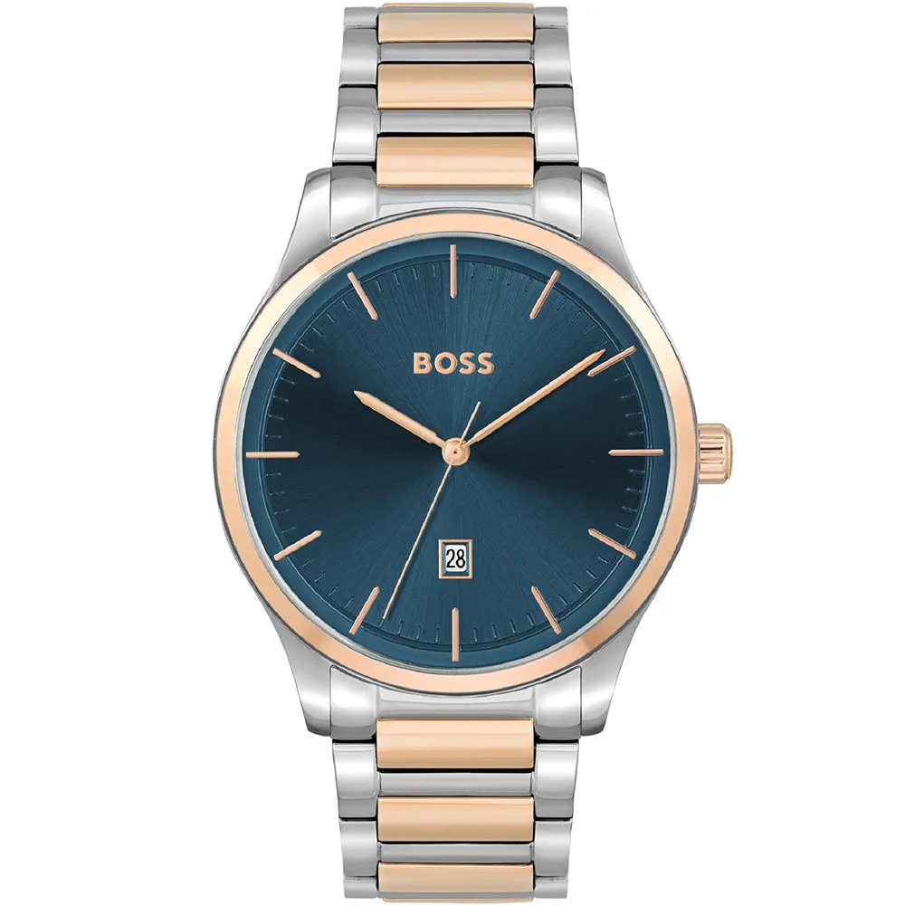 Hugo Boss 1513978 Ready Set Go Two Tone Mens Watch