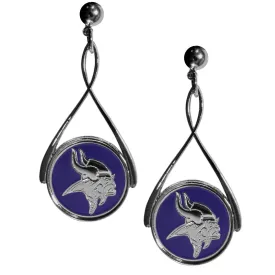 Minnesota Vikings Tear Drop Earrings