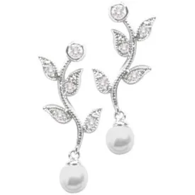 Miranda Pearl and Crystal Earrings