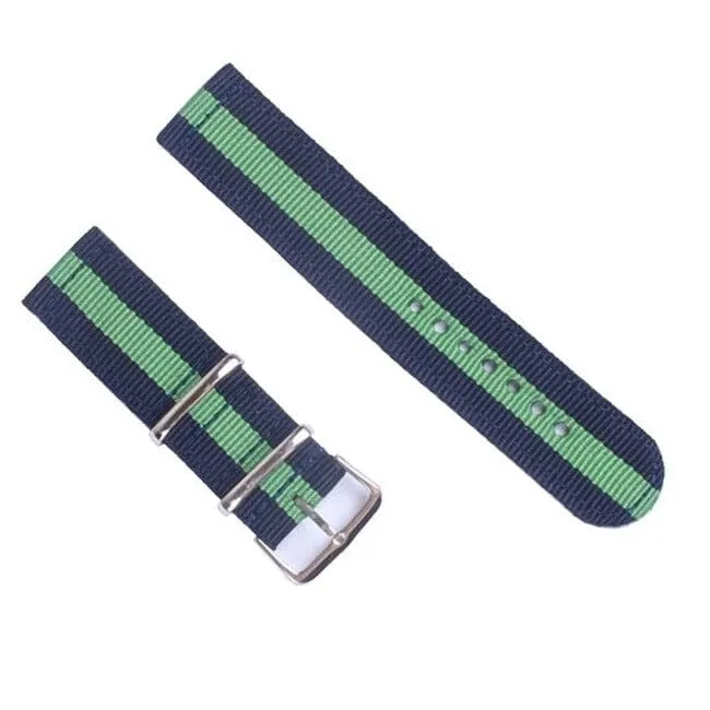 Nato Nylon Watch Straps Compatible with the Ticwatch C2 Rose Gold & C2  Rose Gold