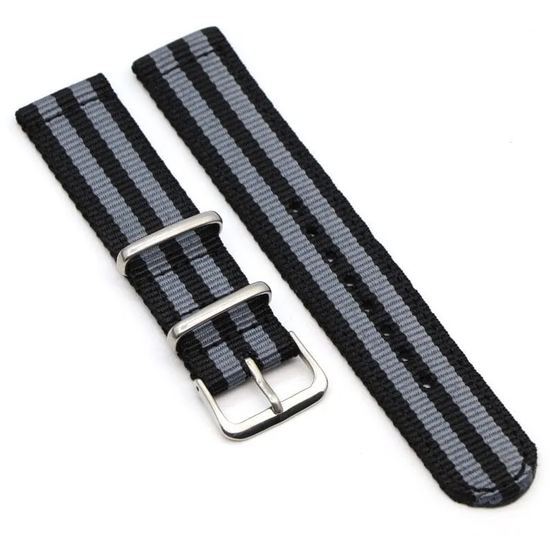 Nato Nylon Watch Straps Compatible with the Ticwatch C2 Rose Gold & C2  Rose Gold