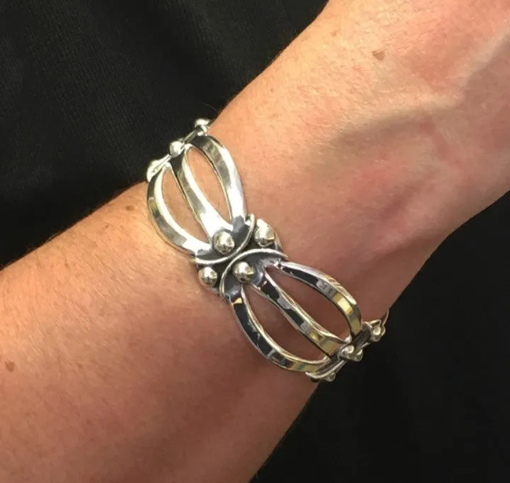 Navajo Silver Cuff Bangle