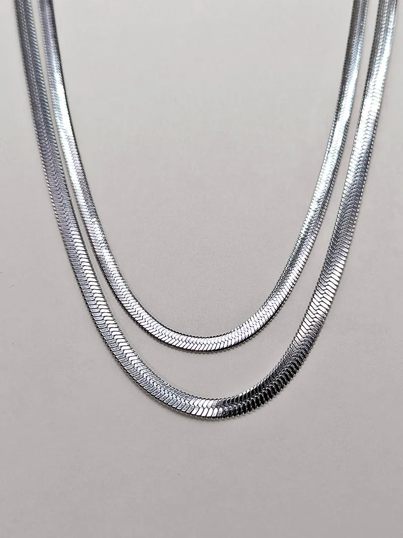 Nuance Silver River Chain Necklace