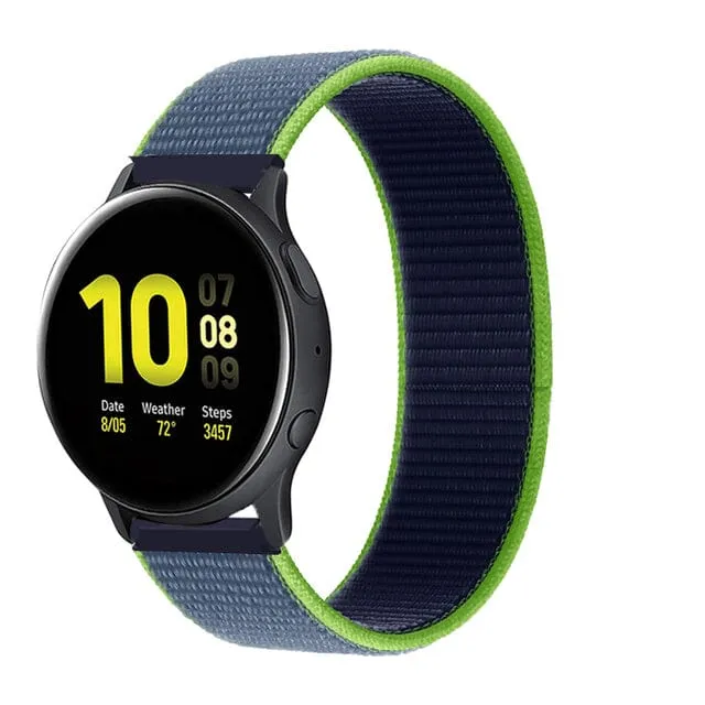 Nylon Sports Loop Watch Straps Compatible with the Garmin Vivomove HR & HR Sports