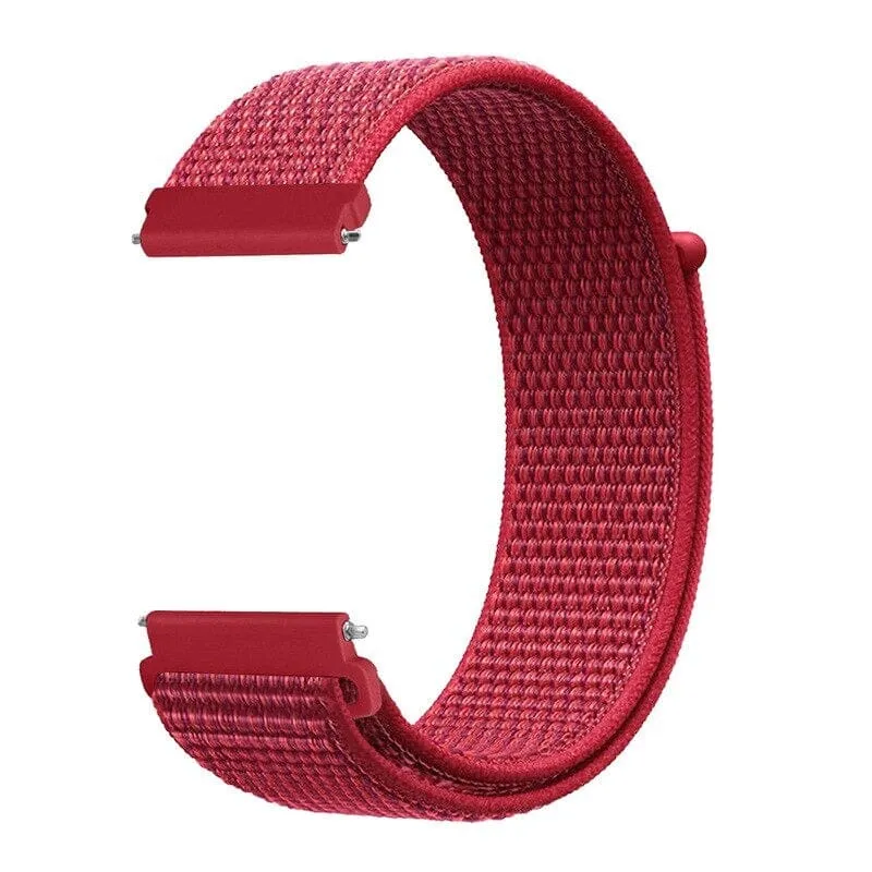 Nylon Sports Loop Watch Straps Compatible with the Garmin Vivomove HR & HR Sports