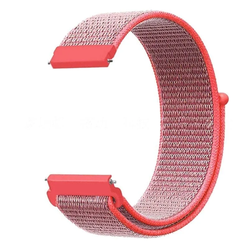 Nylon Sports Loop Watch Straps Compatible with the Ticwatch C2 Rose Gold & C2  Rose Gold