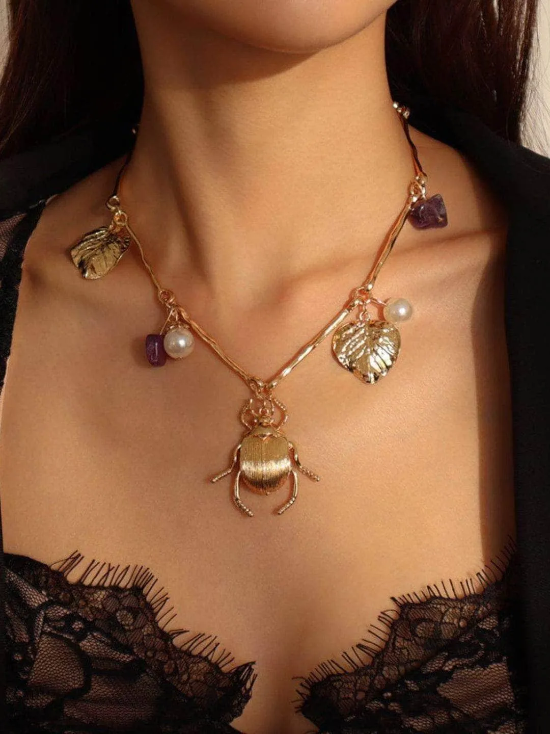 Scarab Beetle Necklace