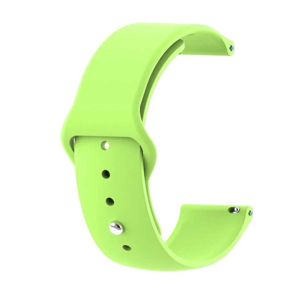 Silicone Button Style Watch Straps Compatible with Fitbit Sense 2