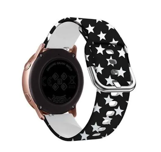 Silicone Pattern Watch Straps compatible with the Amazfit 20mm Range