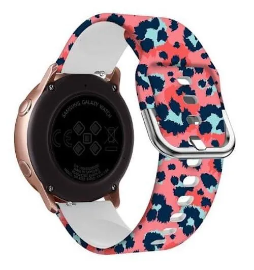 Silicone Pattern Watch Straps compatible with the Samsung 20mm Range