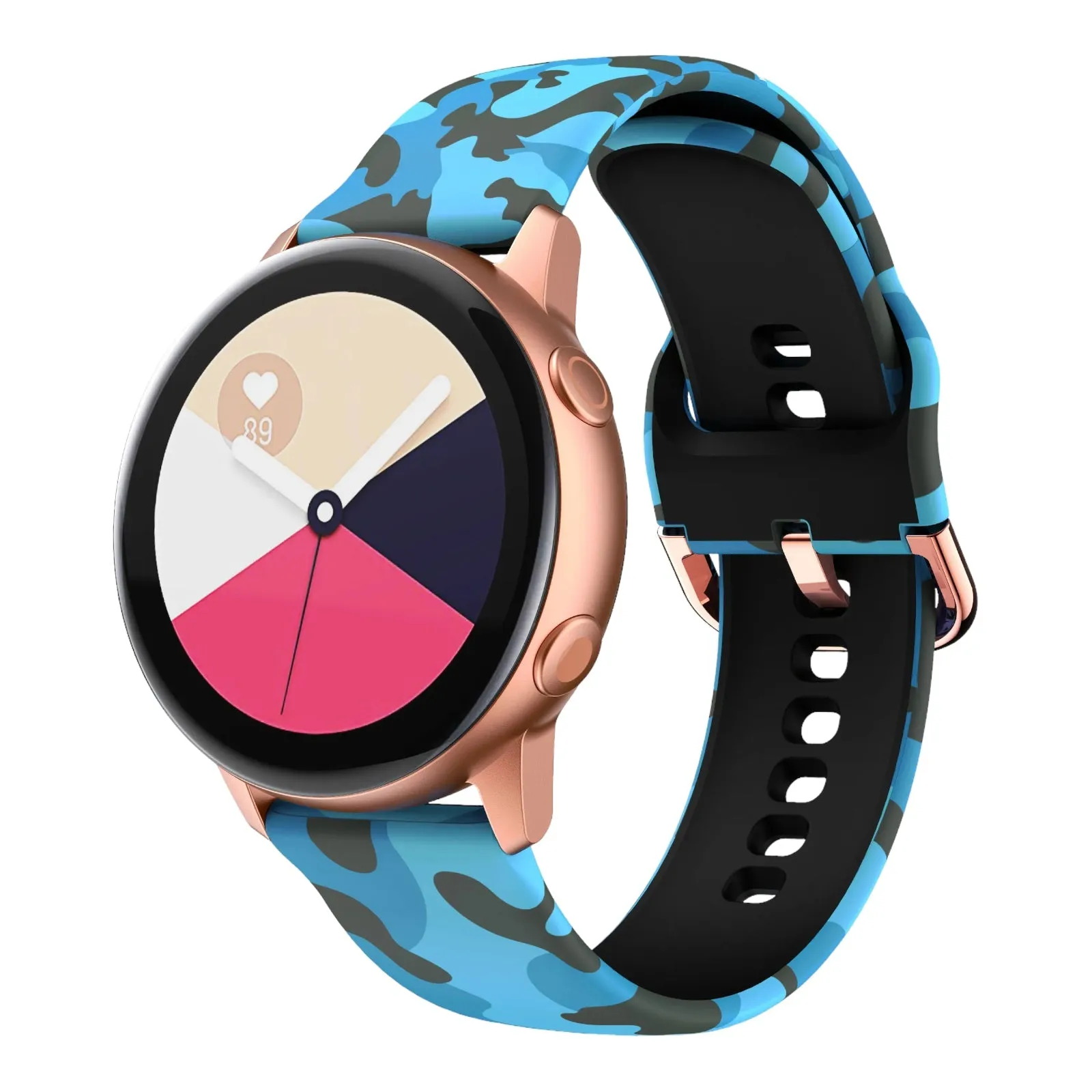 Silicone Pattern Watch Straps compatible with the Samsung 20mm Range