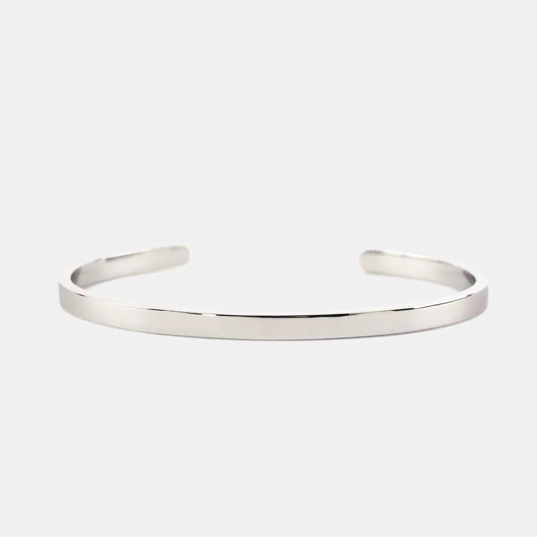 Silver Line Bangle