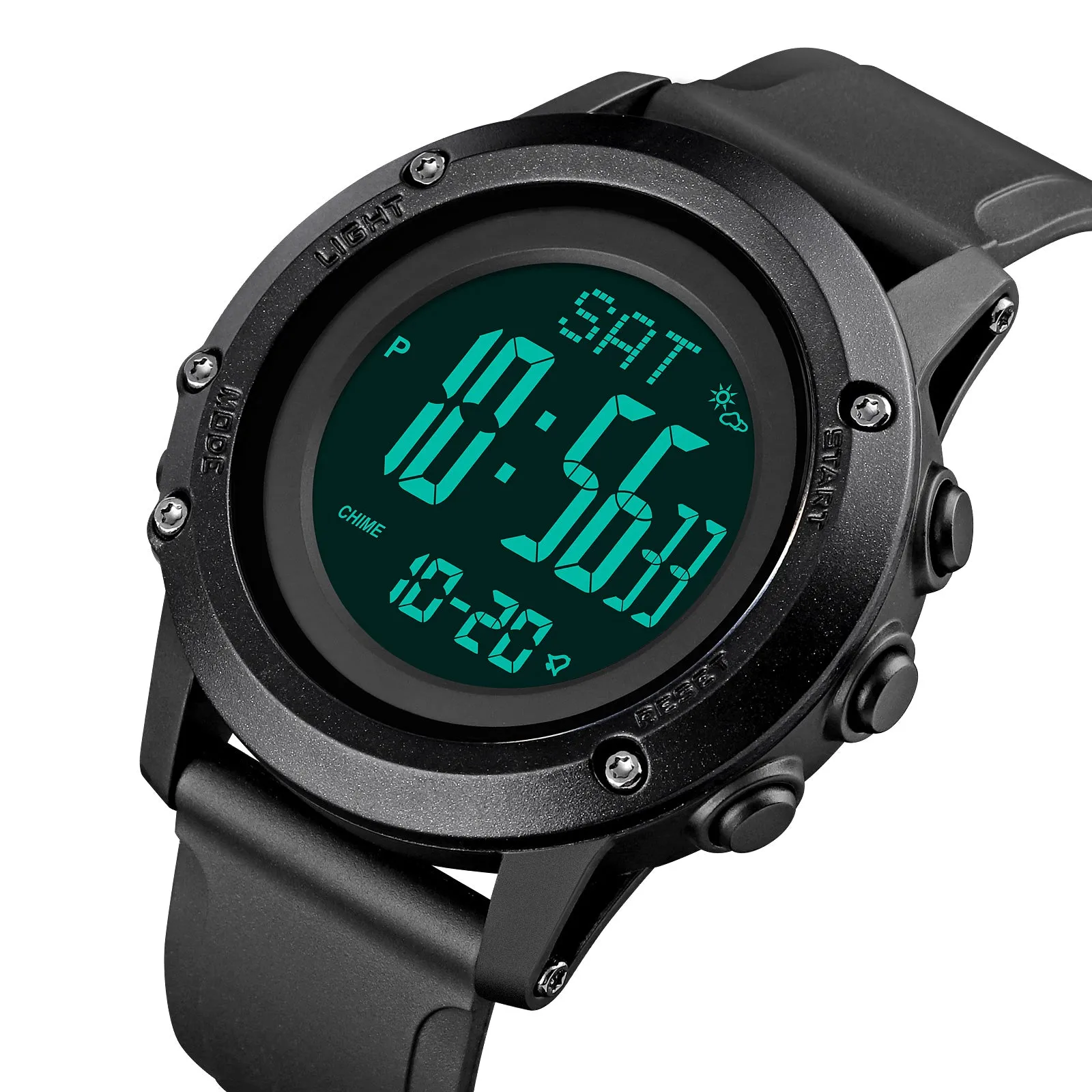 SKMEI 1793 Powerful Digital Compass Watch with Altimeter and Thermometer & Pressure