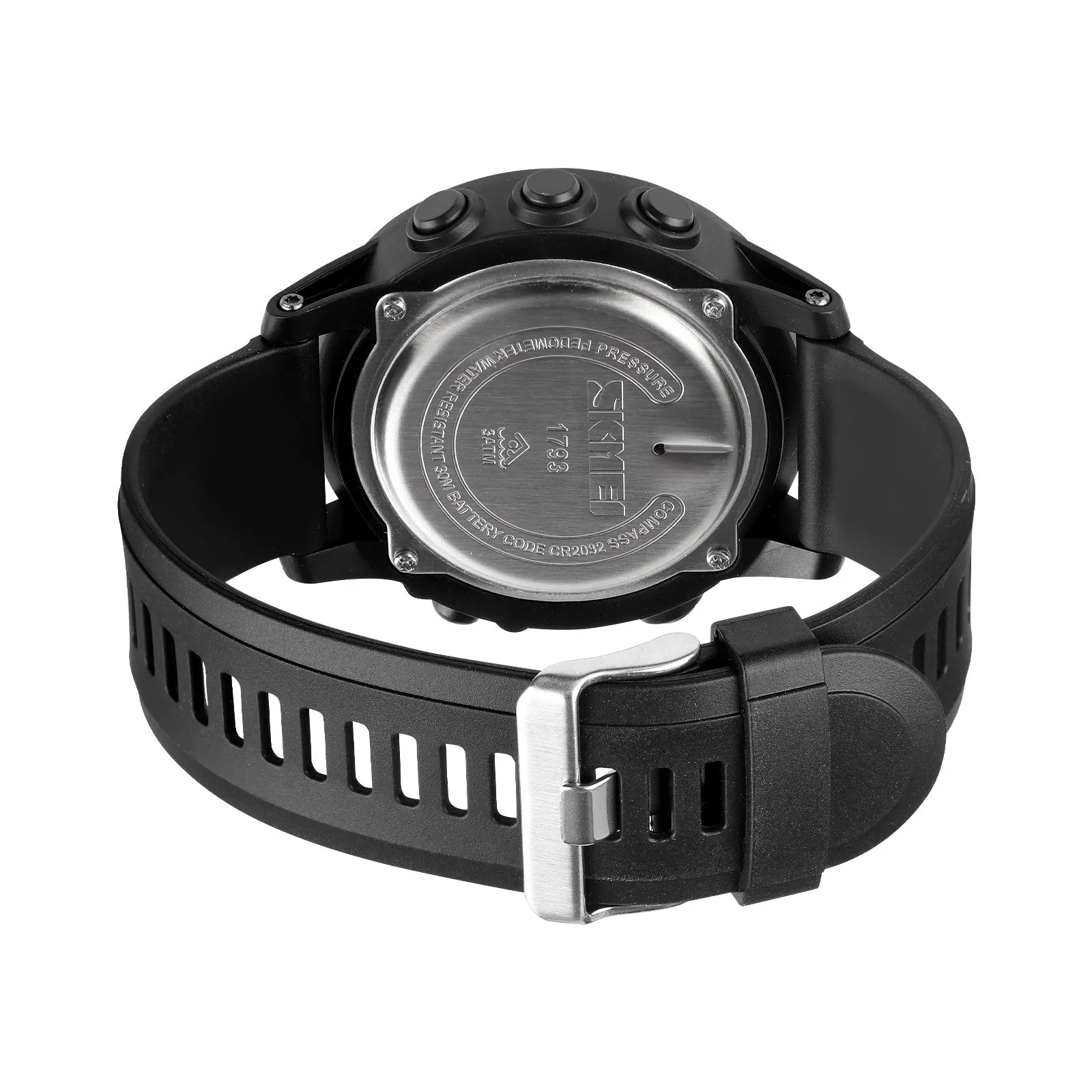 SKMEI 1793 Powerful Digital Compass Watch with Altimeter and Thermometer & Pressure