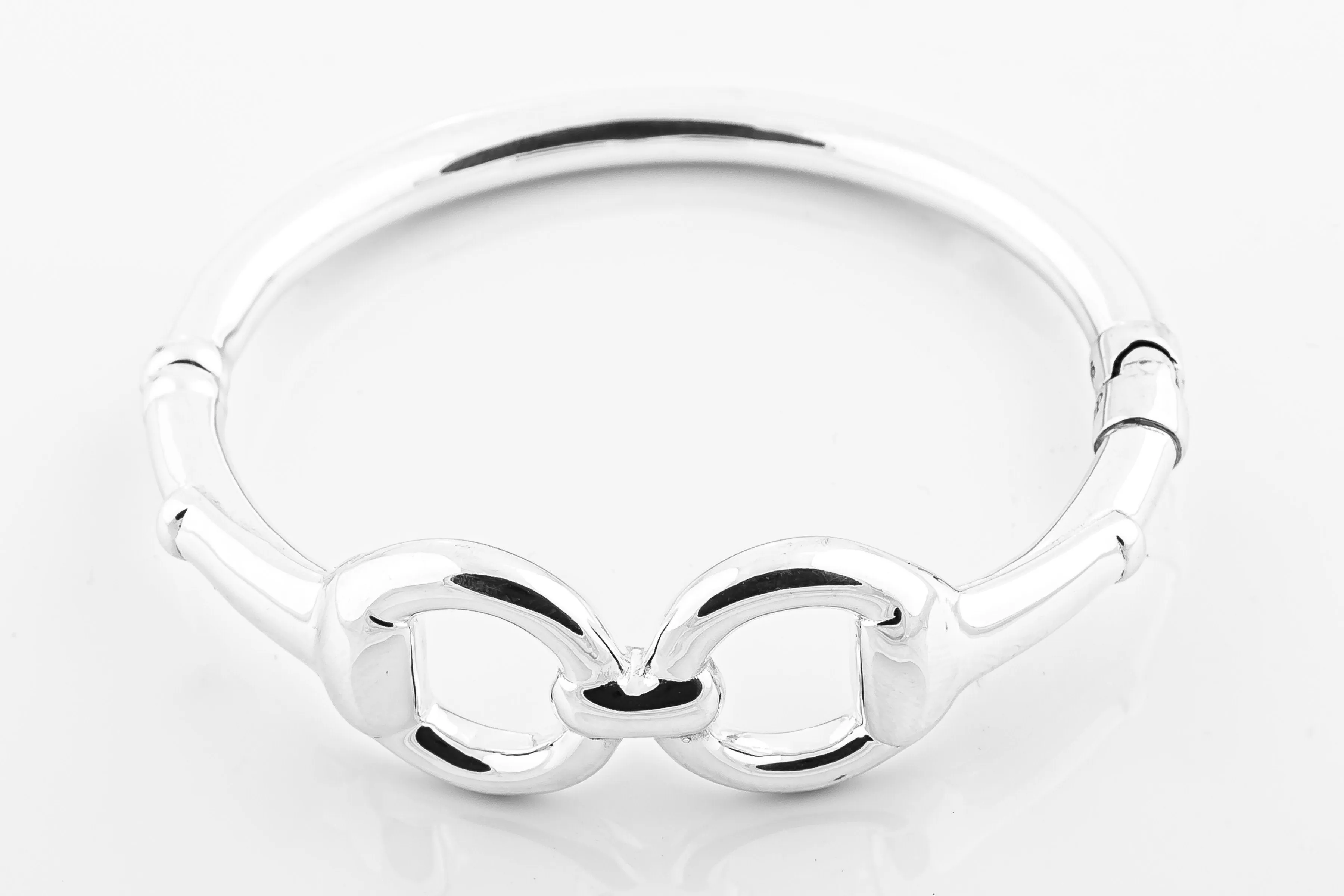 SS27 Snaffle Bit Hinged Bangle