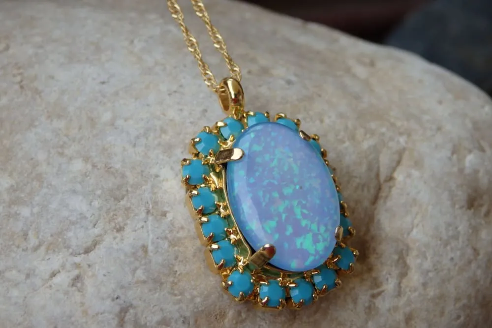 Turquoise Opal Necklace