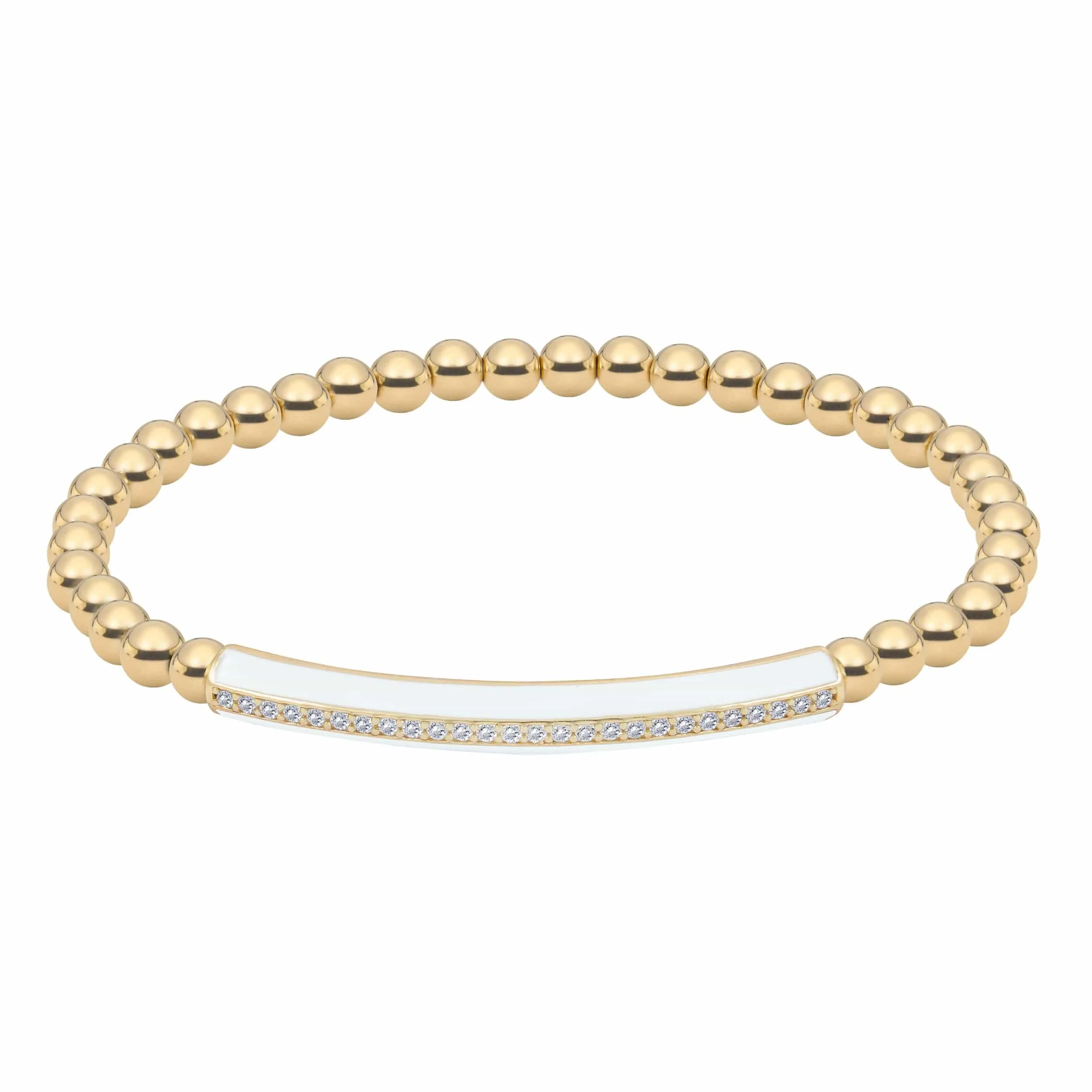 Walk the Line | Enamel Bar Bracelet