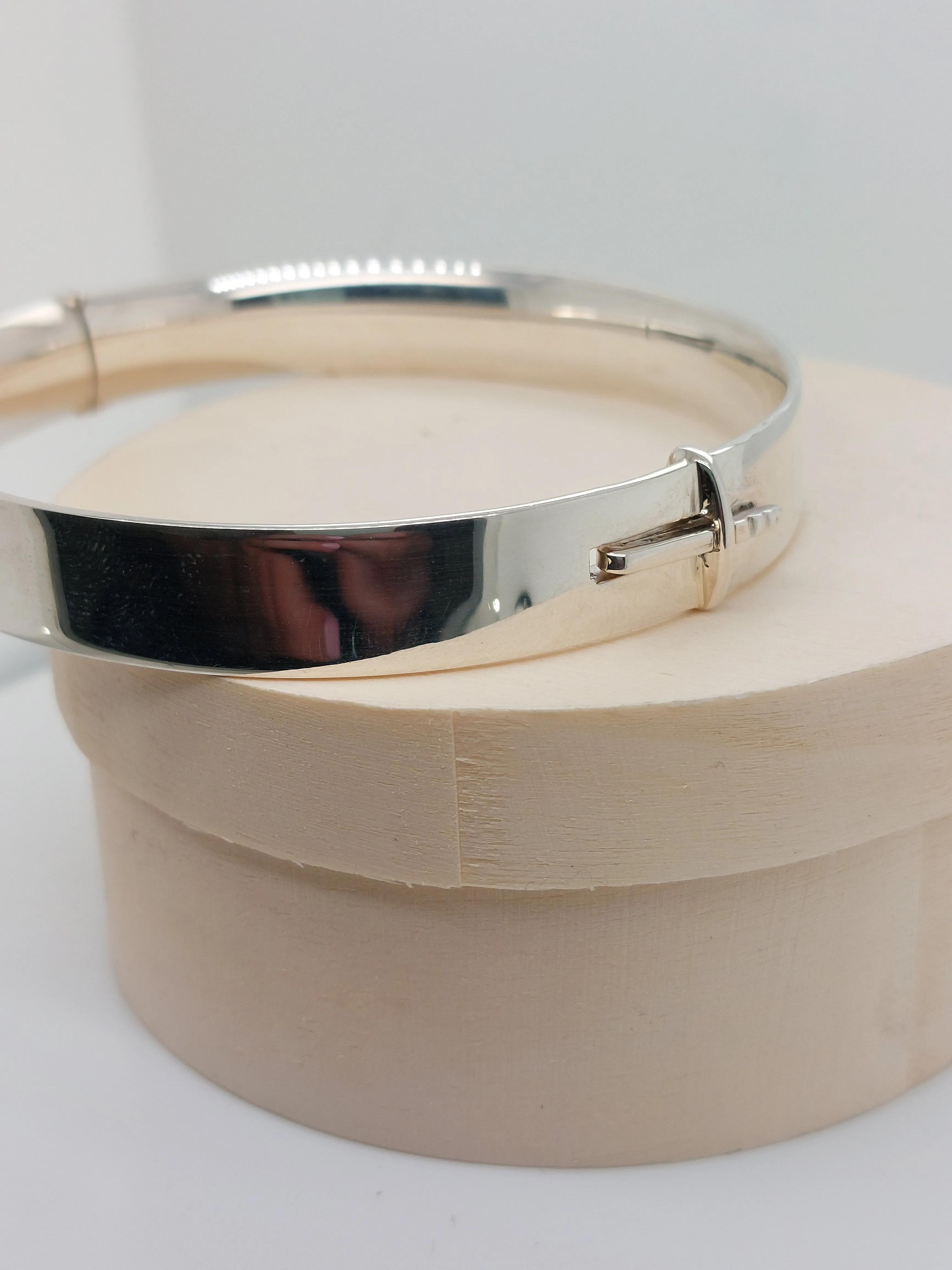 Wide Hinged Bracelet