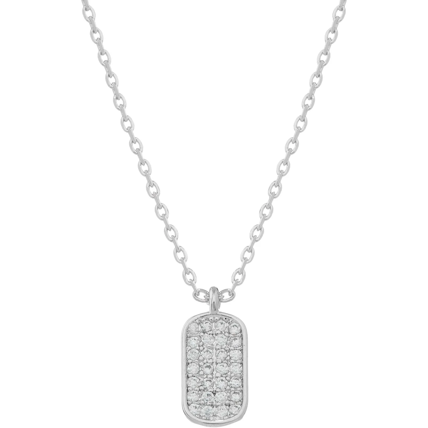 Zoe Mini Rhinestone Pendant Tag